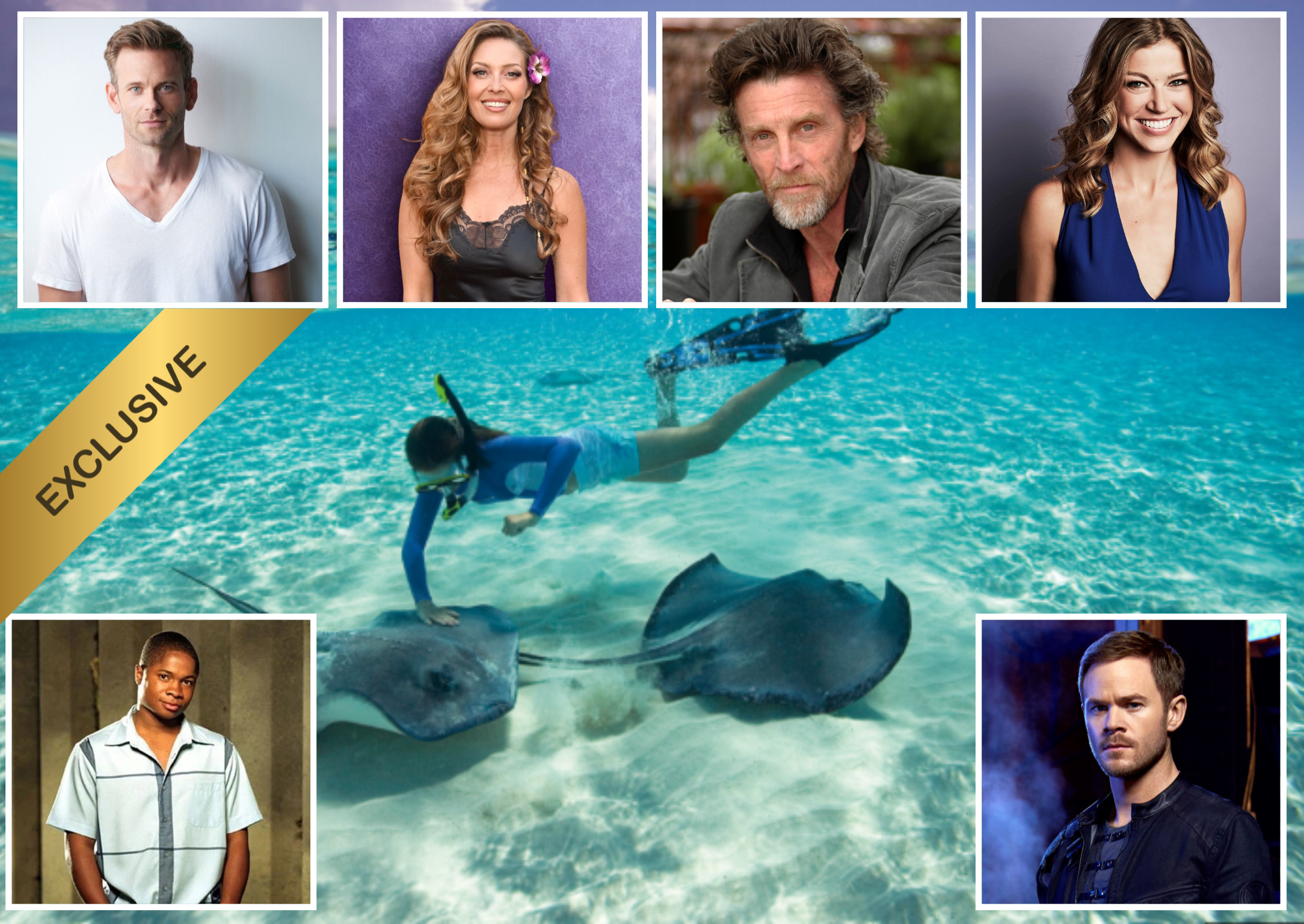 Updated! Visit Stingray City & Starfish Beach With Eric Johnson, Alaina Huffman, John Glover, Adrianne Palicki, Sam Jones III, & Aaron Ashmore!